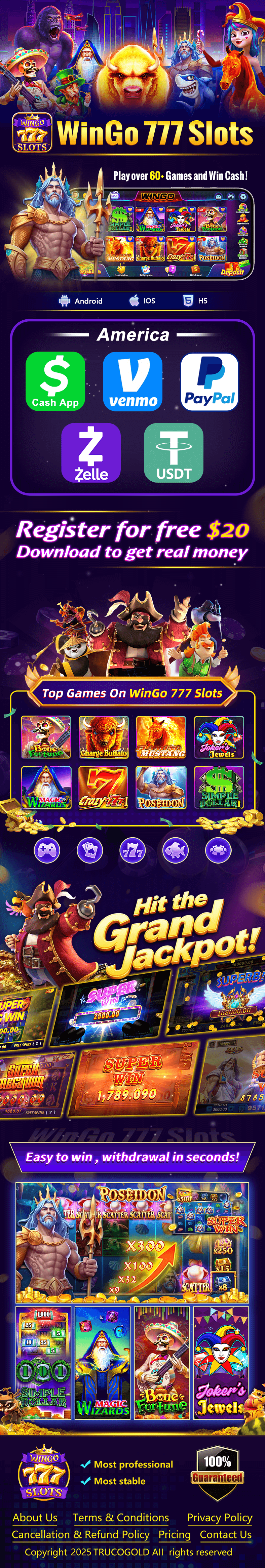 WinGo 777 Slots 游戏宣传图